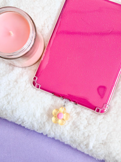 Yellow Daisy e-Reader Charm