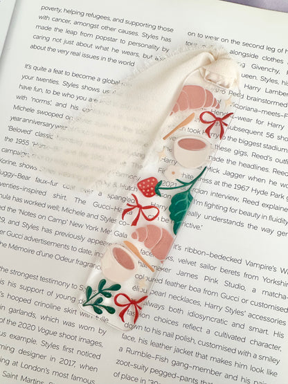 Coffee & Croissants Acrylic Bookmark