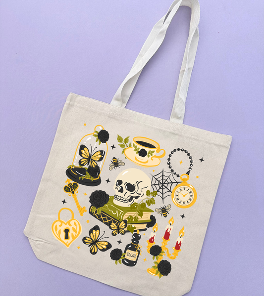 Dark Academia Tote Bag