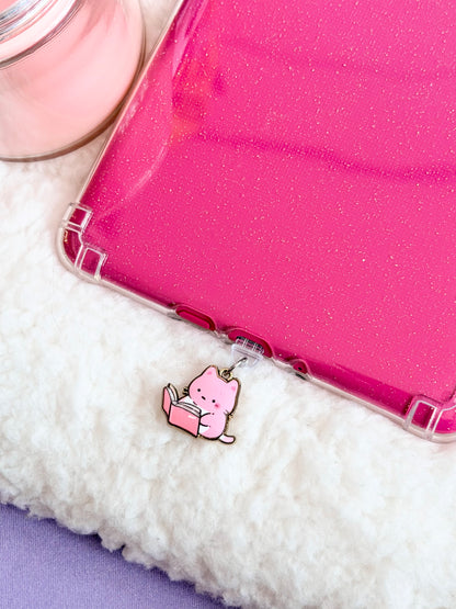 Cats Reading e-Reader Charm