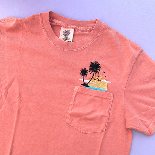 Sunset Pocket T-shirt