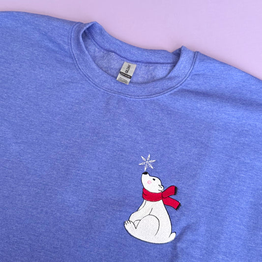 Polar Bear Crewneck Sweater