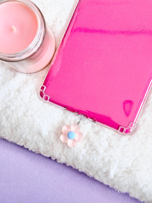 Light Pink Daisy e-Reader Charm