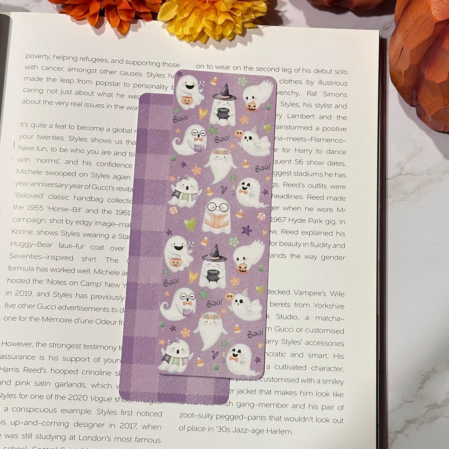 Spooky Cute Ghosts Bookmark