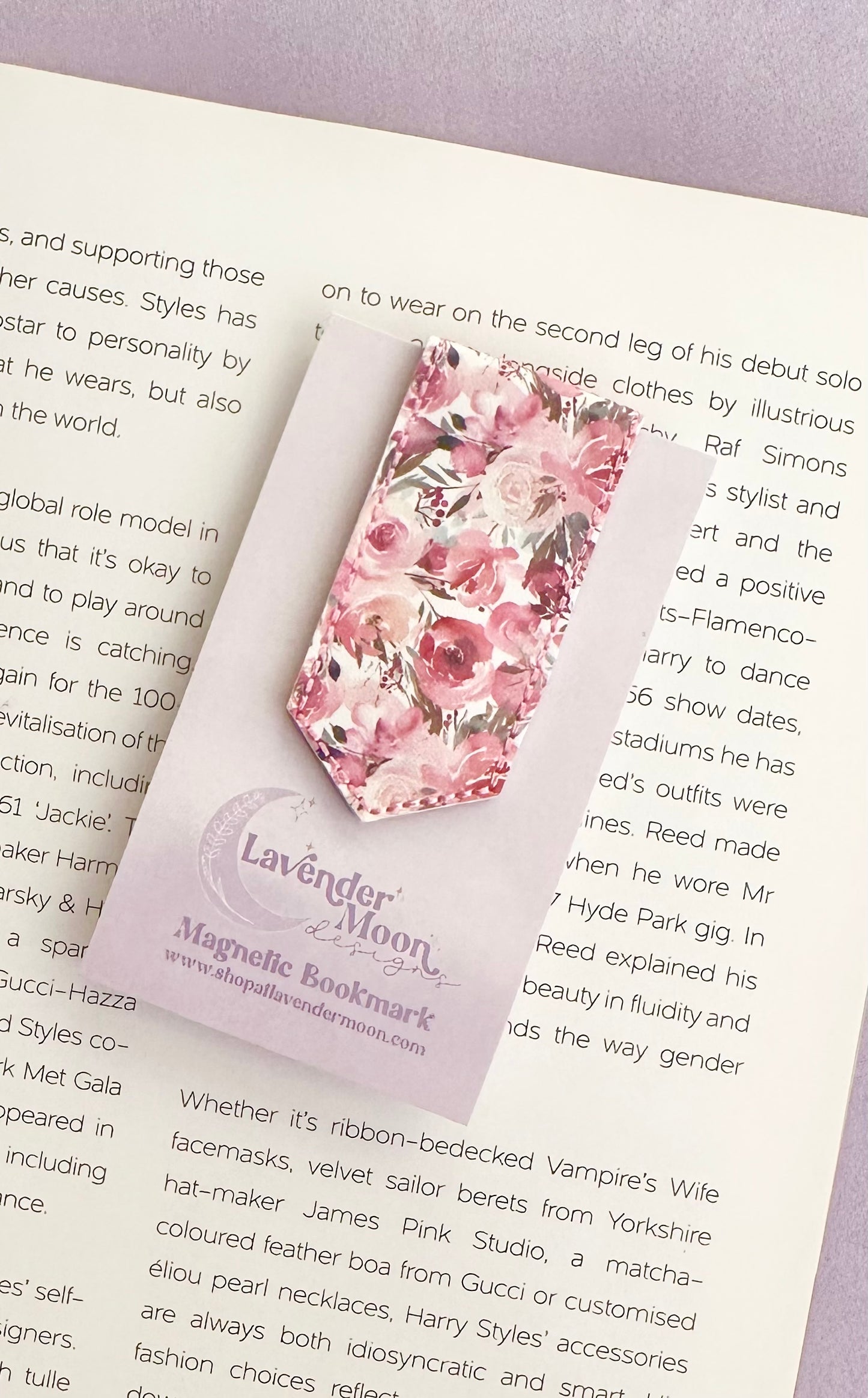 Sweet Sachet Florals Magnetic Bookmark