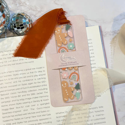 Gingerbread Acrylic Bookmark (Terracotta)