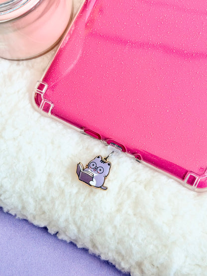 Cats Reading e-Reader Charm