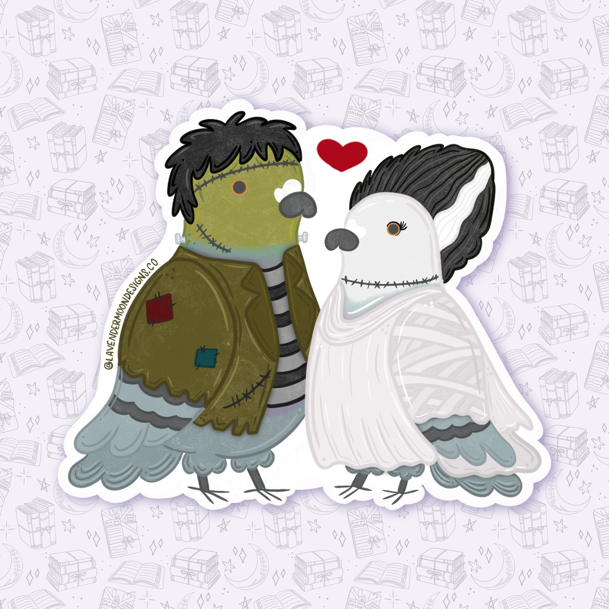 FrankenTony & his Bride Sticker