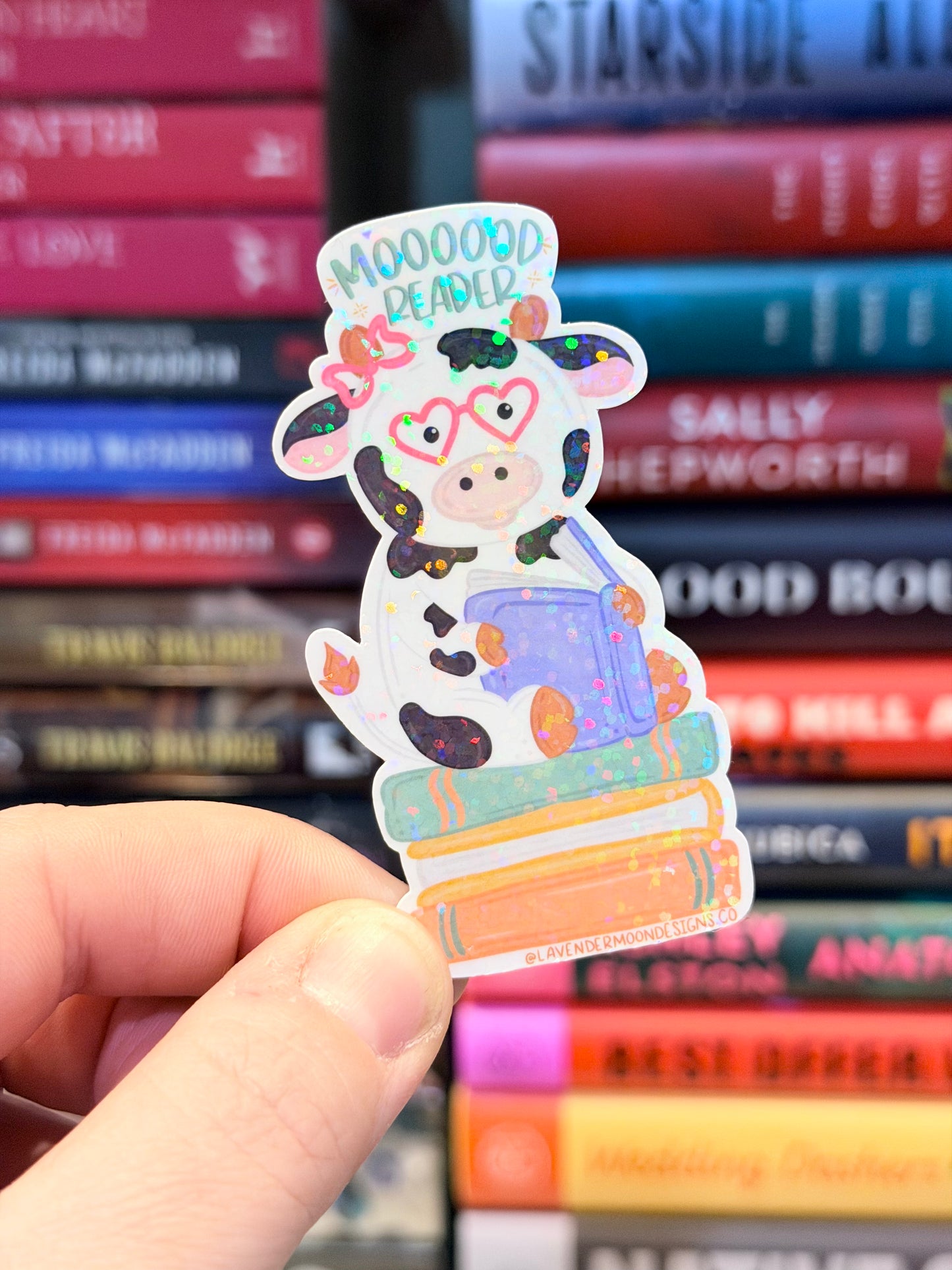 Moood Reader Iridescent Sticker