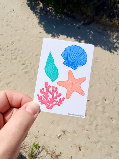 Summer Collection Mini Art Prints - Set of 6