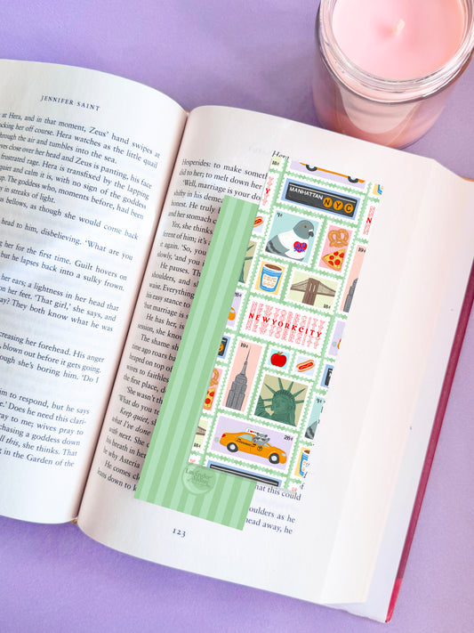 New York City Stamps Bookmark