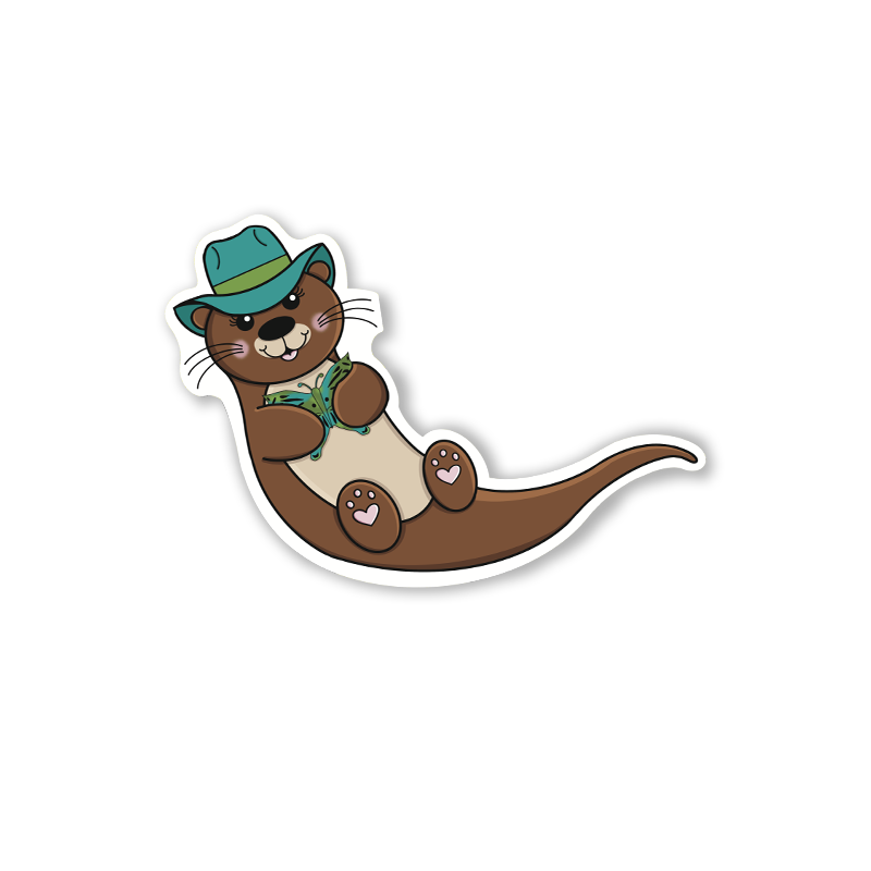 Otter Swift Sticker - Debut