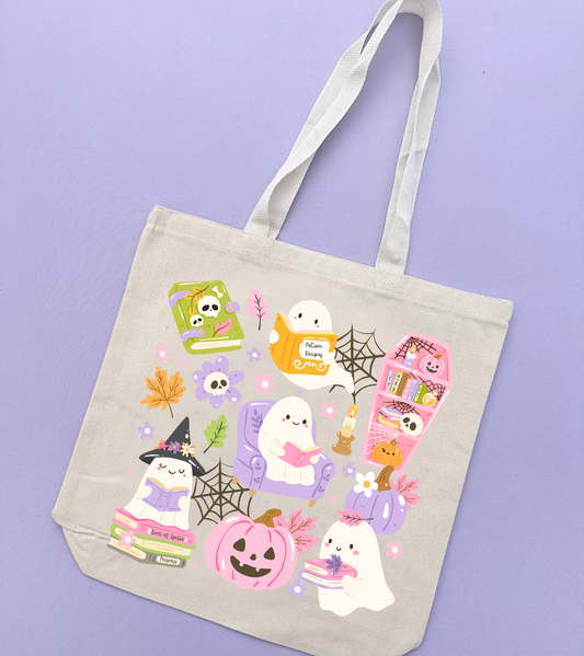 Spooooky Reads Tote Bag