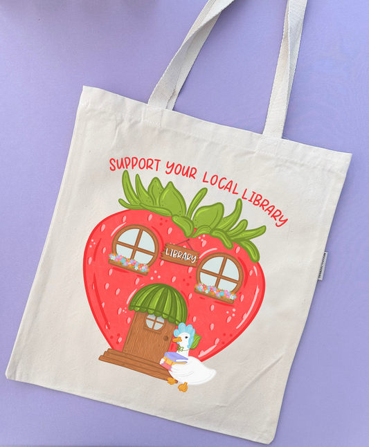 Support Your Local Library Tote Bag